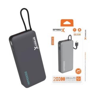 Speedx Sp-s285 22.5w 20000mah Super Fast Charging Power Bank