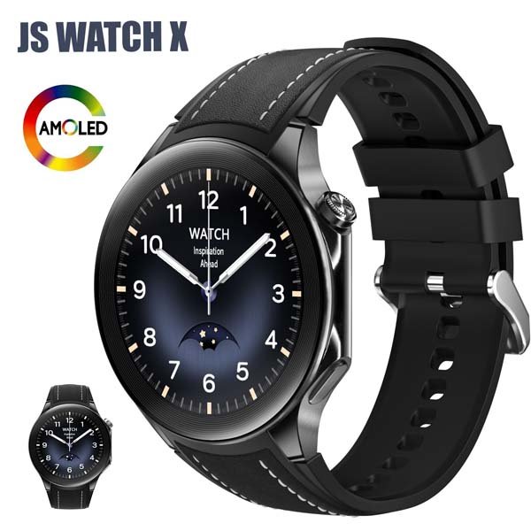 JS-WATCH-X-1.43inch-AMOLED-Display-Smart-Watch-NFC-Bluetooth-Calling-automatic-heart-rate-monitoring-With-FITCLOUDPRO-APP-hafeez-center.pk
