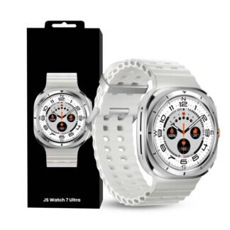 JS-WATCH7-ULTRA-1.43-AMOLED-DISPLAY-WATERPROOF-IP68-SMART-WATCH-WITH-FITCLOUDPRO-APP-WHITE-hafeez-center.pk