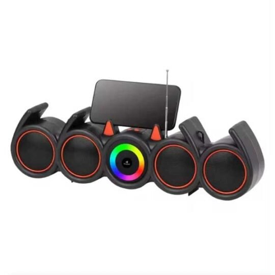 Kisonli Led-918 Soundbar Speaker Subwoofer Wireless Home Theater Bluetooth Soundbar - hafeez -center.pk