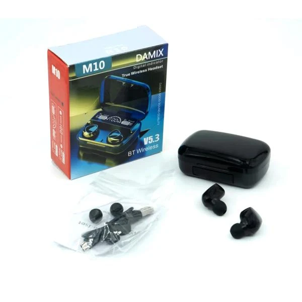 M10 Wireless Earbuds Bluetooth Earphones Noise Cancellation Hifi Quality - Image 3