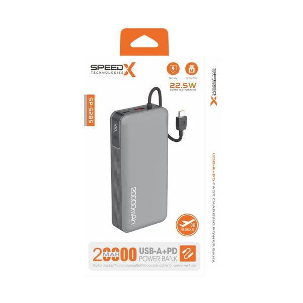 Speedx Sp-S285 22.5w 20000mah Super Fast Charging Power Bank - Image 3