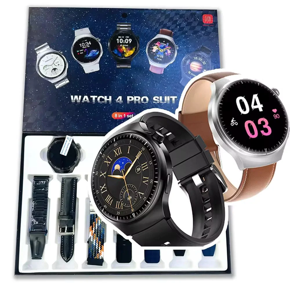 Watch 4 Pro Suit Smartwatch With 7 Straps High Definition Color Screen Healthy Monitoring Custom Dial With Hiwatchpro App - Image 2