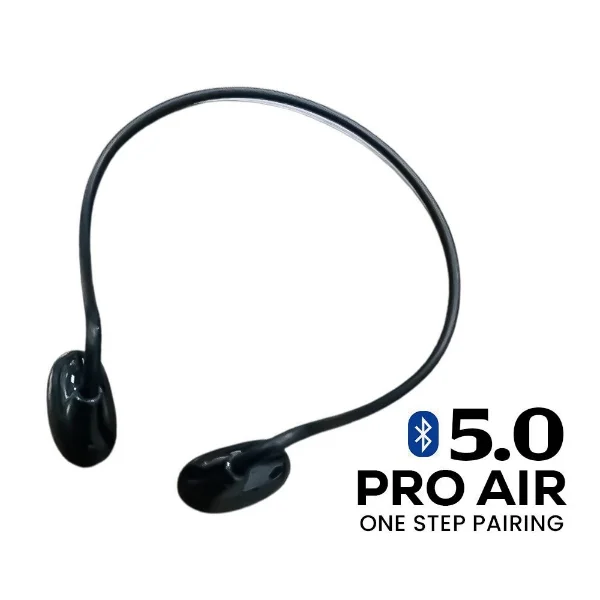 Bluetooth Pro Air Neckband Earphones Black