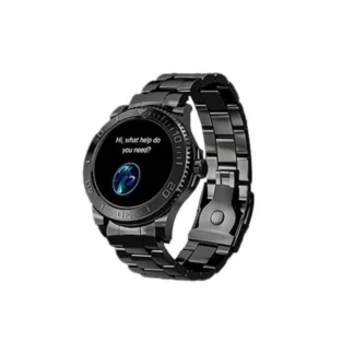 RLX JS9 sport smart watch with round display, Bluetooth calling, heart rate and SpO2 monitoring, waterproof design and silicone strap for fitness and daily use