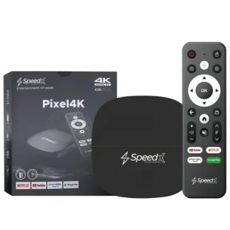 Speedx Pixel 4K X20 Plus, 4K Smart TV Box, Android 10 TV Box, Air Mouse TV Box, Voice Control TV Box, 2GB+16GB Smart Box, Home Entertainment TV Box, High-Performance Media Player, Pakistan Buy Online, 4K Streaming TV Box