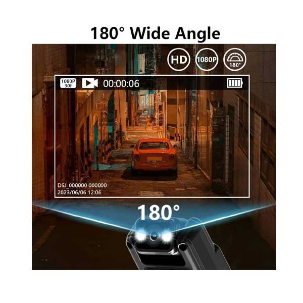 L12 Mini Body Camera Wifi Video Recorder 1080p Wearable Night Vision