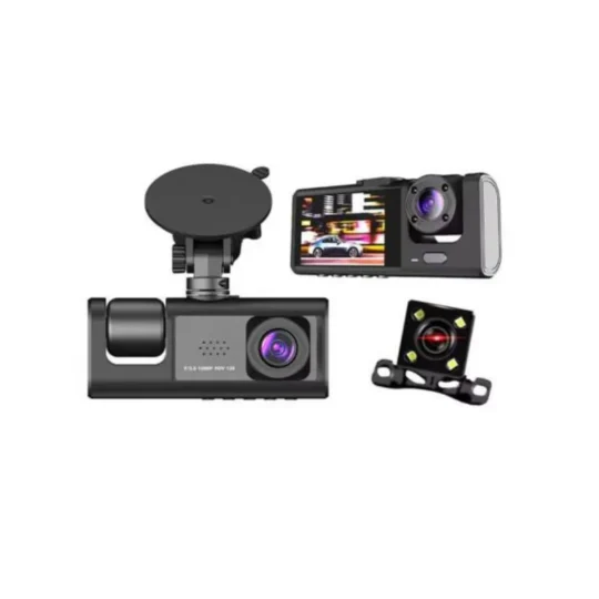 Y16 3-channel dashcam with 170-degree wide-angle lens – buy in Pakistan